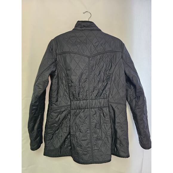 Barbour Cavalry Polarquilt Fleece Lined Jacket in Dark Navy Sz 12 - Picture 8 of 13